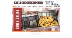 Desktop Screenshot of kailichinesekitchen.com